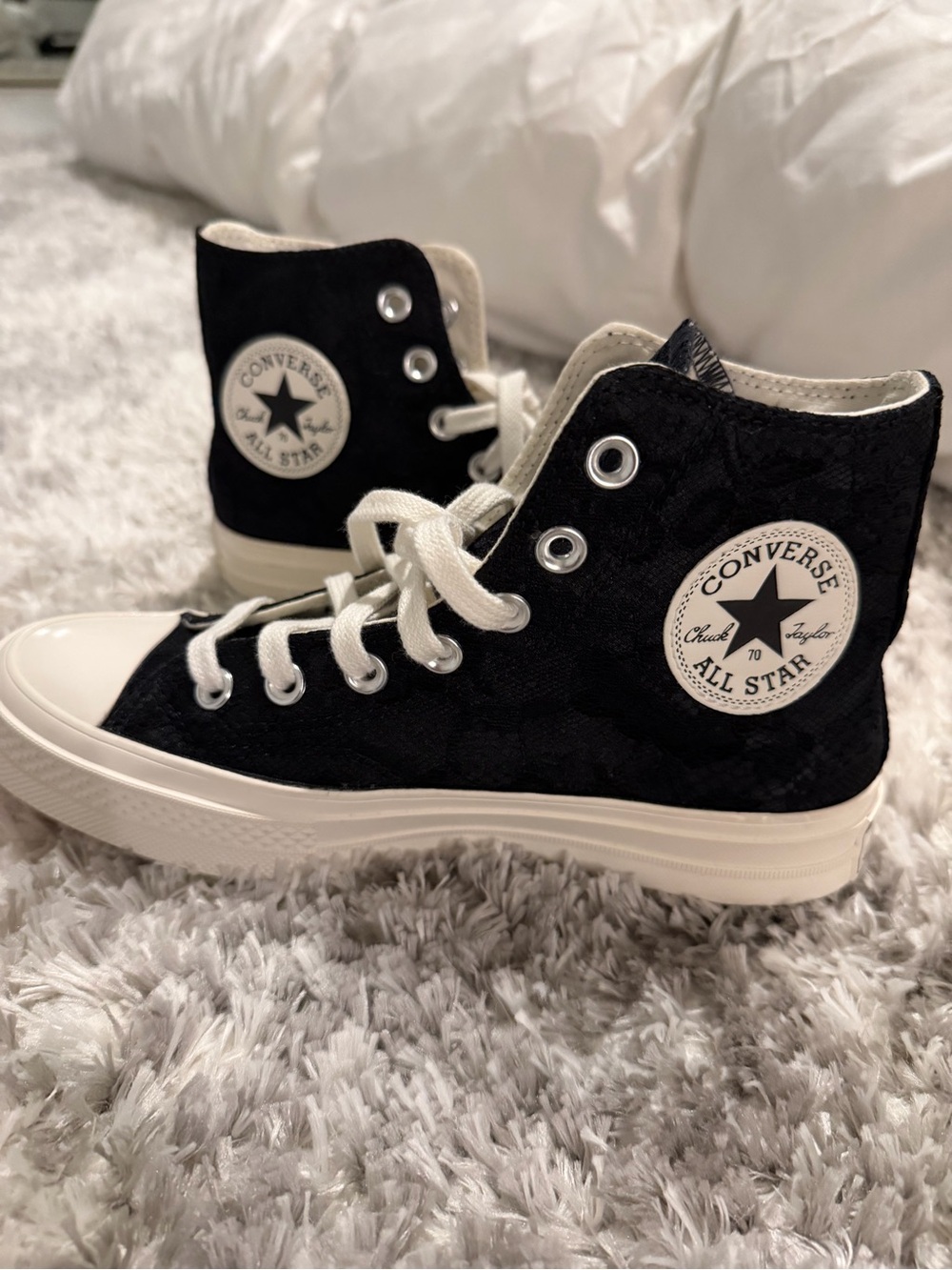 Converse Black High Top All Star Sneakers - Picture 5 of 9